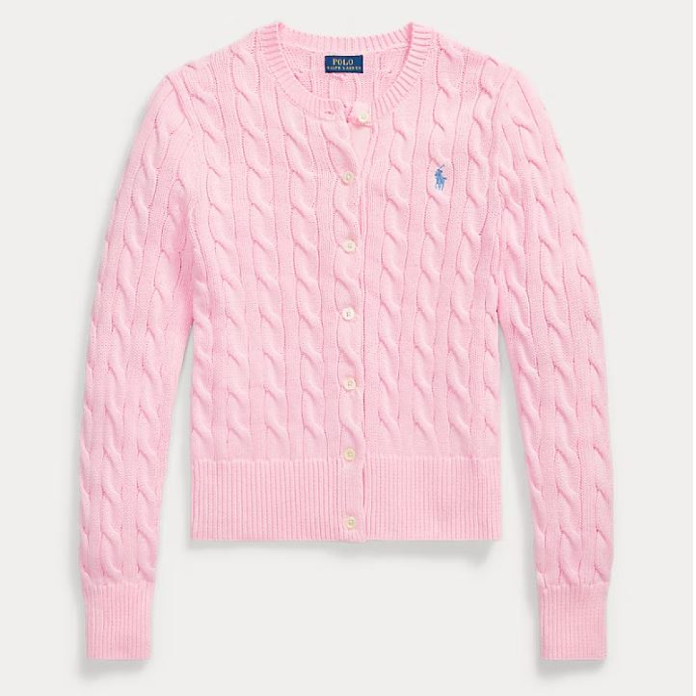 Ralph Lauren Cable-Knit Cotton Cardigan