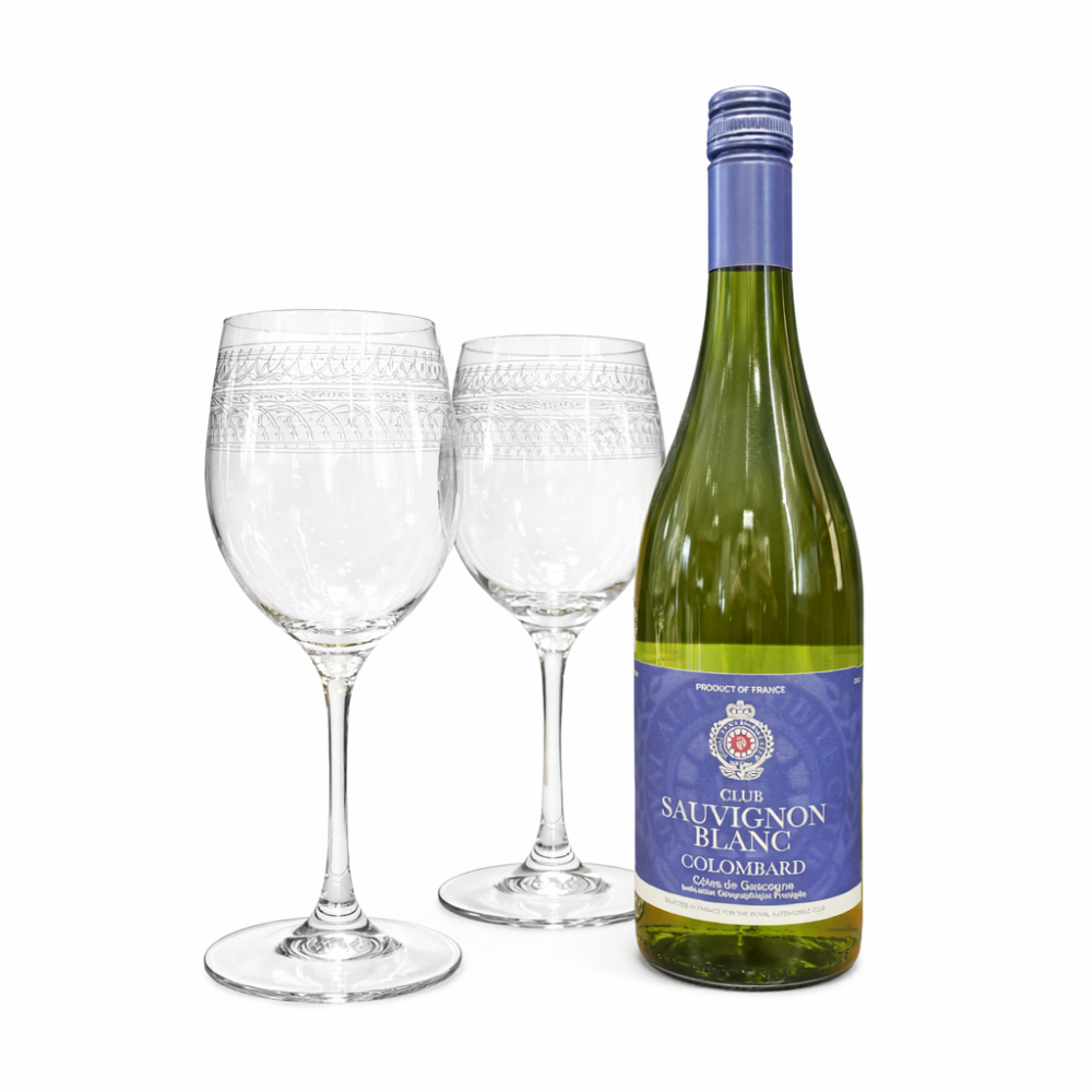 Club Sauvignon Blanc & Glasses Bundle
