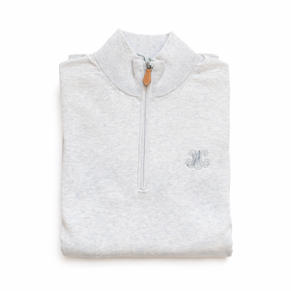 Betty Long Sleeve Half Zip Mock Neck