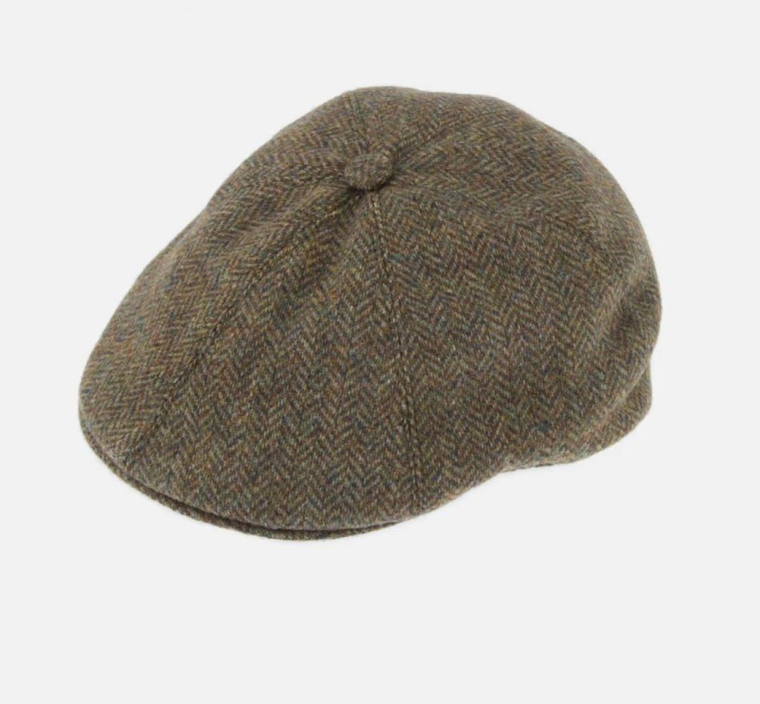 Dent's Tweed Driver's Flat Cap