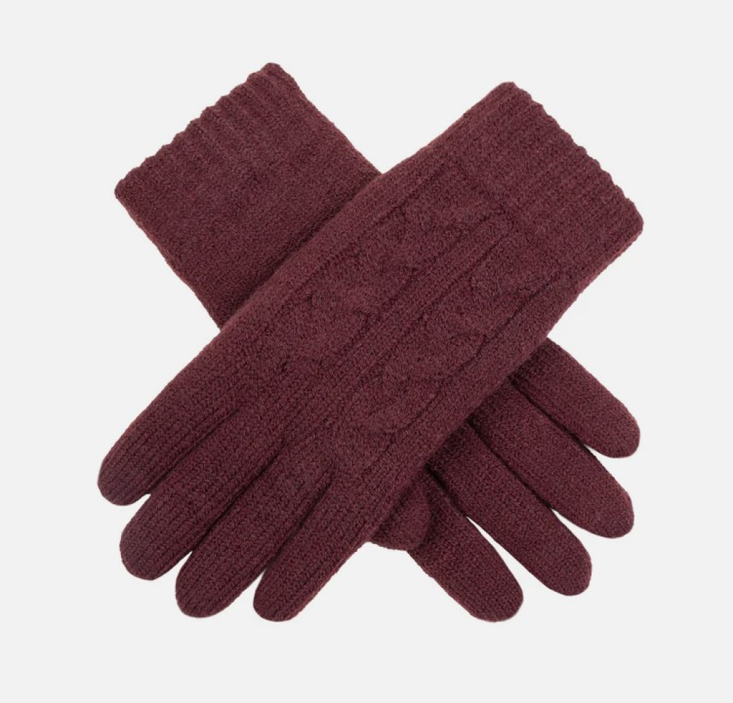 Dent's Women's Cable Knit Gloves