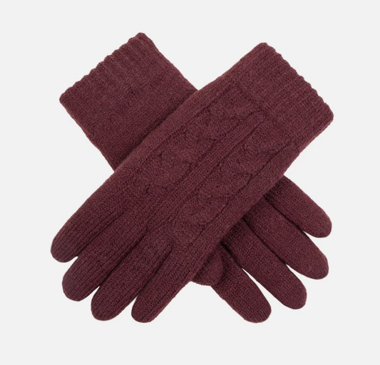 Dent's Women's Cable Knit Gloves