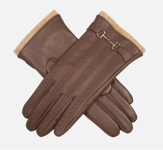 Dent's Ladies Touchscreen Water Resistant Leather Glove