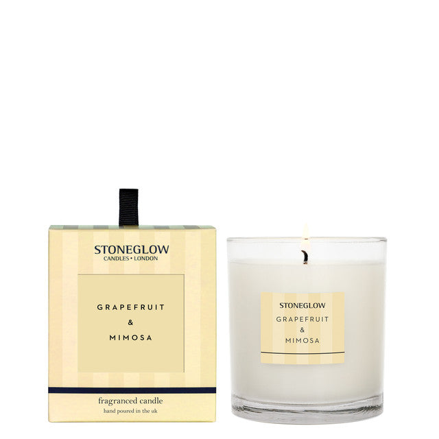Grapefruit and Mimosa Scented Candle