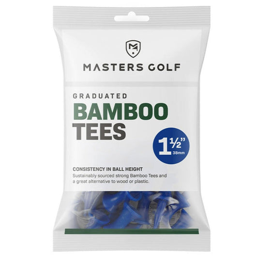 Blue Bamboo Graduated Golf Tees - 1 1/2" (25 tees)