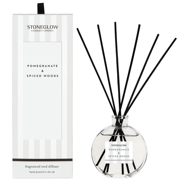Stoneglow Pomegranate and Spiced Woods Reed Diffuser