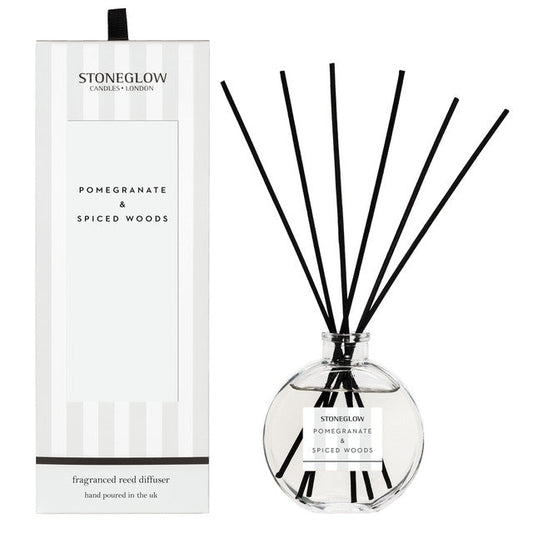 Stoneglow Pomegranate and Spiced Woods Reed Diffuser