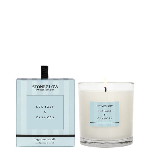 Stoneglow Sea Salt and Oakmoss Scented Candle