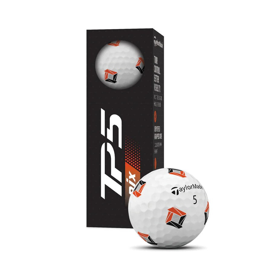 TaylorMade TP5 PIX Golf Balls - Club Logo