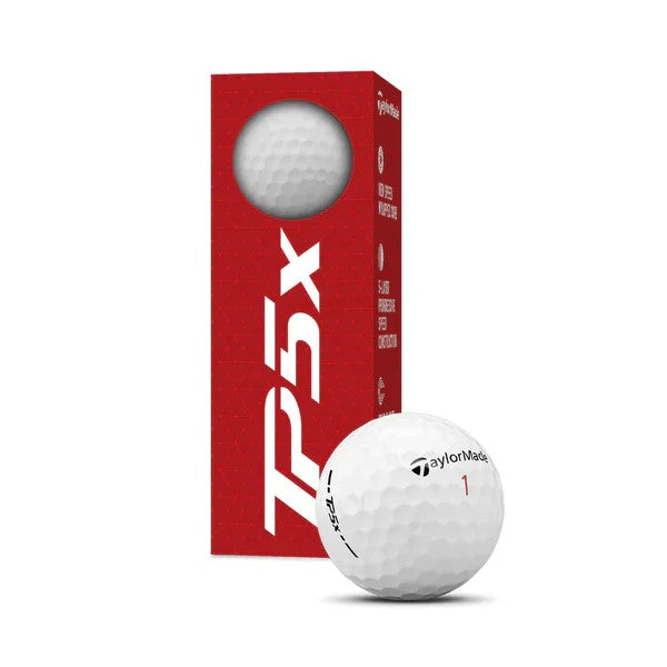 TaylorMade TP5X Golf Balls - Club Logo