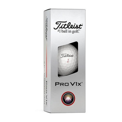 Titleist Pro V1X Golf Balls - Club Logo