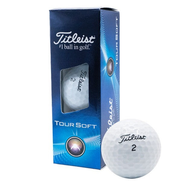 Titleist Tour Soft Golf Balls - Club Logo