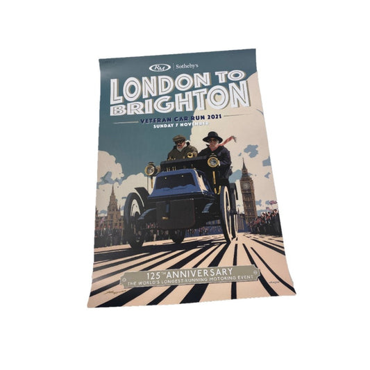 Veteran Car Run 125 Anniversary Limited Edition Poster