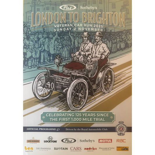 2025 Veteran Car Run Programme
