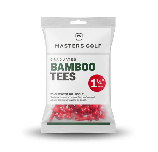 Red Bamboo Graduated Golf Tees - 1 1/4" (25 tees)
