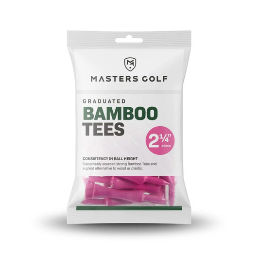 Pink Bamboo Graduated Golf Tees - 2 1/4" (20 tees)