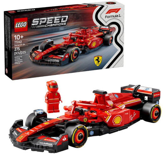Lego Speed Champions Ferrari Sf-24 F1 Race Car