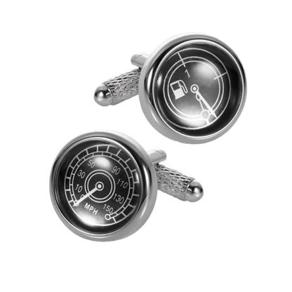 Speedometer & Amp Fuel Gauge Cufflinks