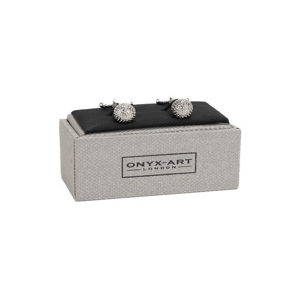 Golf Ball Onyx Cufflinks