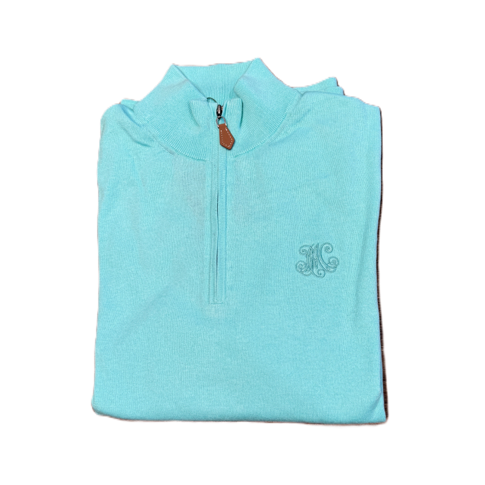 Betty Long Sleeve Half Zip Mock Neck