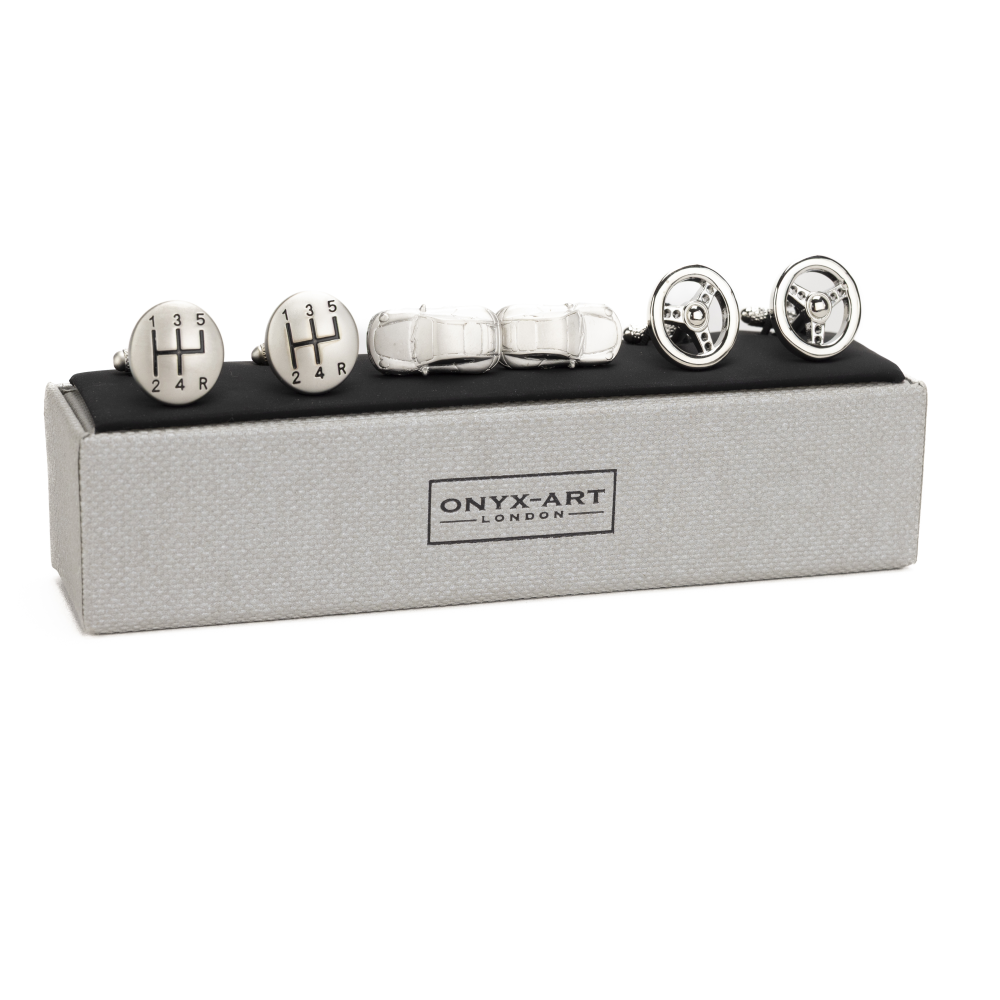 Motoring Cufflinks - Set of Three